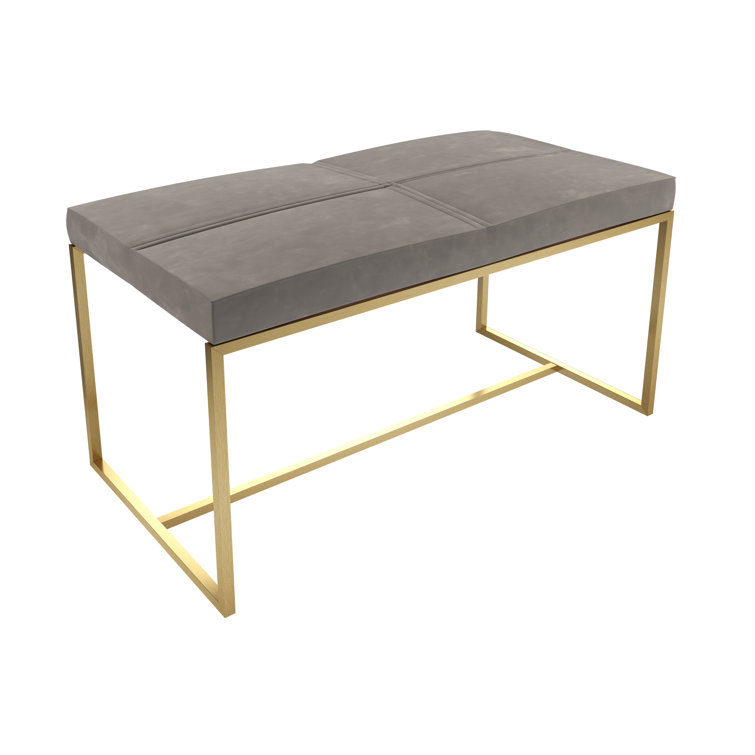 Canora Grey Euclid 46.5cm Tall Steel Dressing Table Stool Wayfair.co.uk